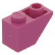 LEGO tetőelem fordított 45°-os 2×1, sötét rózsaszín (3665)